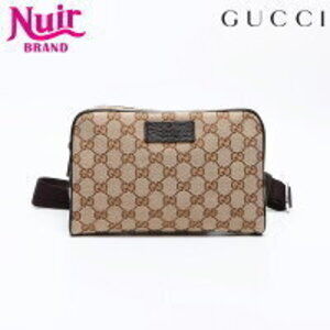 Gucci GG Canvas Waist Bag Beige